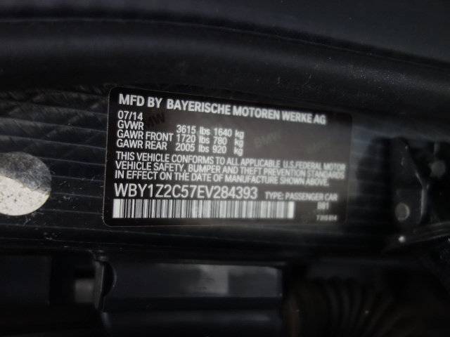 2014 BMW i3 WBY1Z2C57EV284393