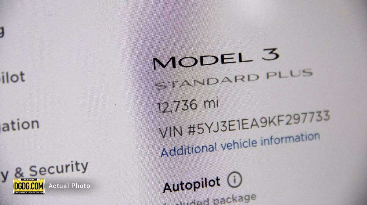 2019 Tesla Model 3 5YJ3E1EA9KF297733