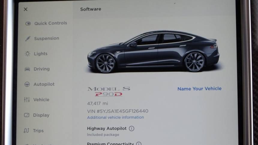 2016 Tesla Model S 5YJSA1E45GF126440