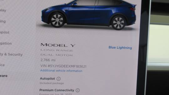 2021 Tesla Model Y 5YJYGDEEXMF183621