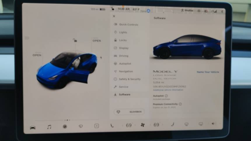 2021 Tesla Model Y 5YJYGDEE9MF210162