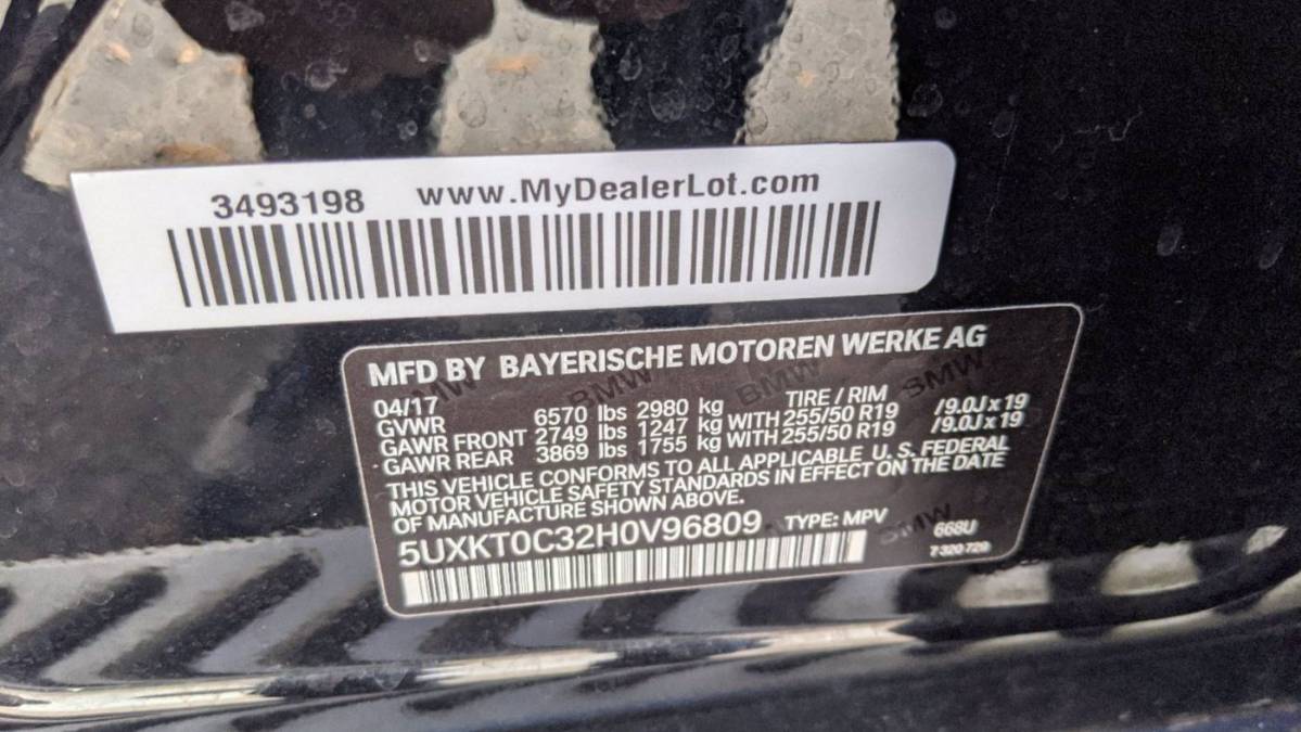 2017 BMW X5 xDrive40e 5UXKT0C32H0V96809