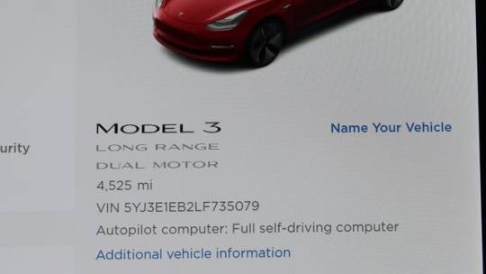 2020 Tesla Model 3 5YJ3E1EB2LF735079