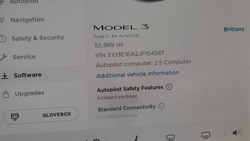 2018 Tesla Model 3 5YJ3E1EA2JF154587