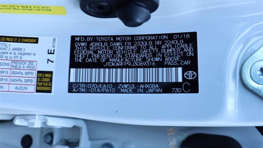 2018 Toyota Prius Prime JTDKARFP9J3069316