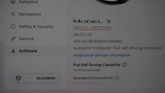 2019 Tesla Model 3 5YJ3E1EB5KF436992