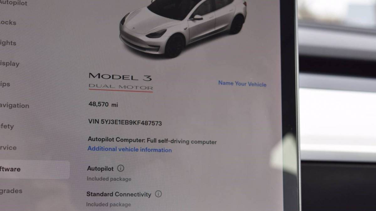 2019 Tesla Model 3 5YJ3E1EB9KF487573