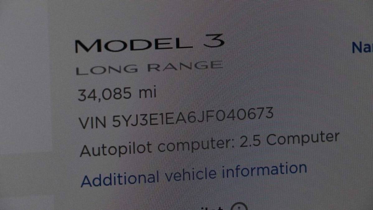 2018 Tesla Model 3 5YJ3E1EA6JF040673
