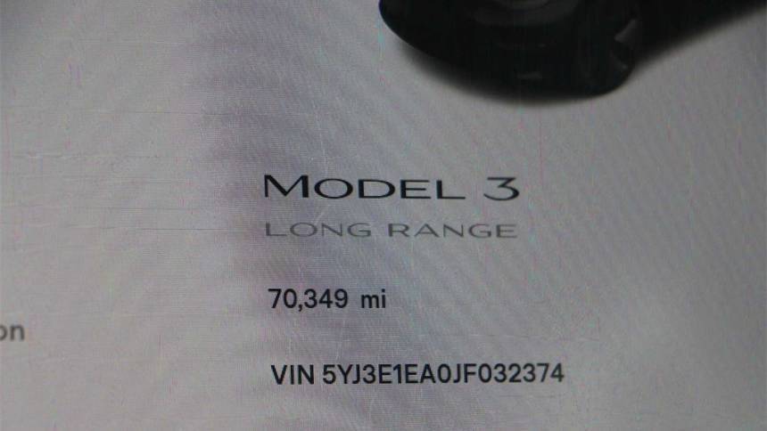 2018 Tesla Model 3 5YJ3E1EA0JF032374