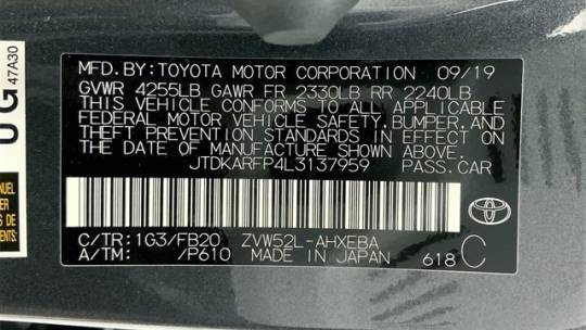 2020 Toyota Prius Prime JTDKARFP4L3137959
