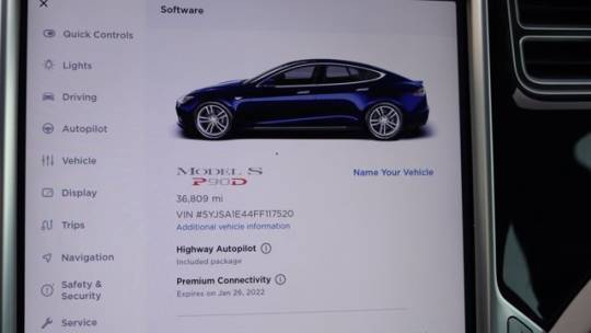 2015 Tesla Model S 5YJSA1E44FF117520