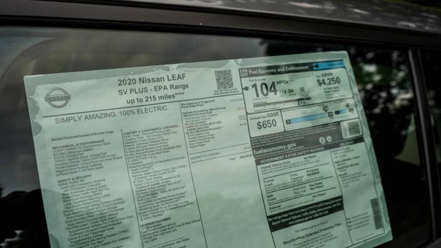 2020 Nissan LEAF 1N4BZ1CPXLC304085
