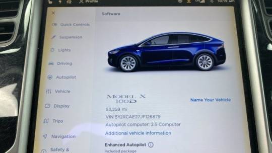 2018 Tesla Model X 5YJXCAE27JF126879