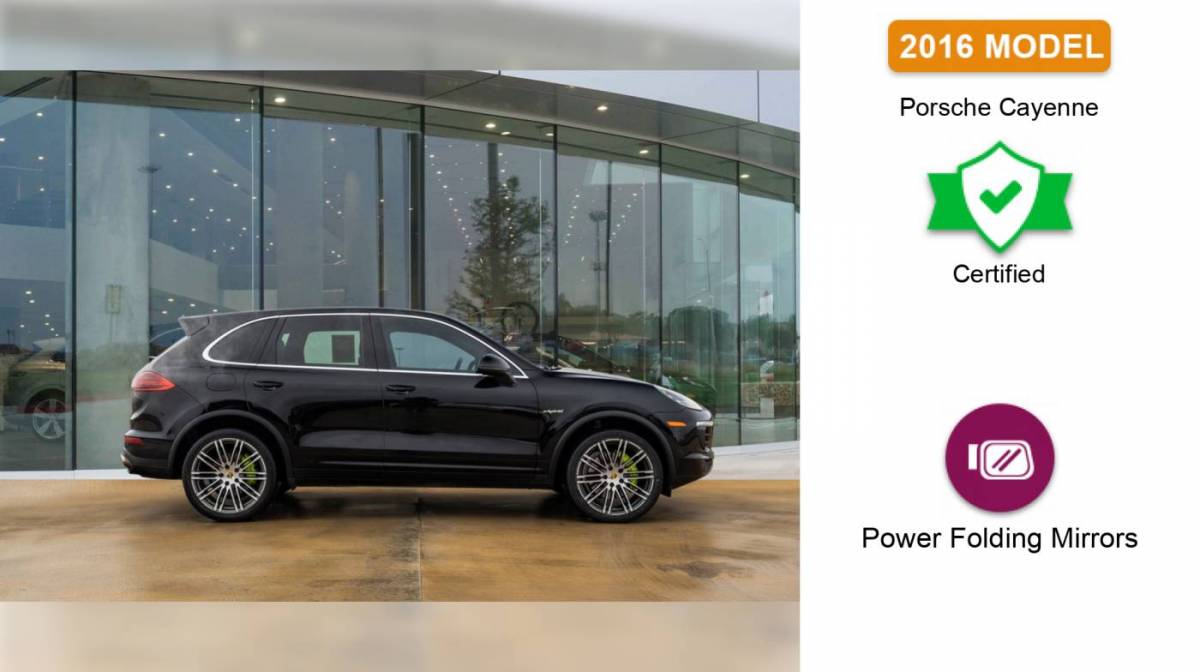 2016 Porsche Cayenne WP1AE2A23GLA61710