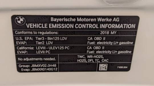 2018 BMW 3 Series WBA8E1C52JA177823