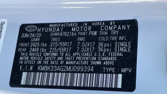 2021 Hyundai Kona Electric KM8K33AG2MU099394