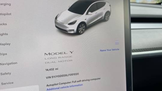 2020 Tesla Model Y 5YJYGDEE6LF051020