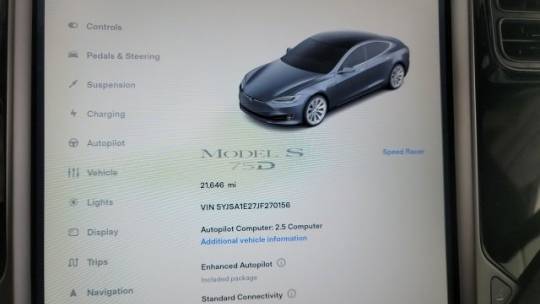 2018 Tesla Model S 5YJSA1E27JF270156