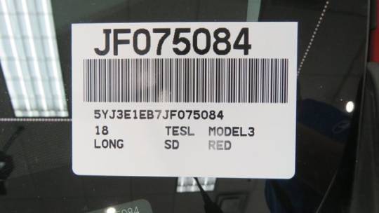 2018 Tesla Model 3 5YJ3E1EB7JF075084