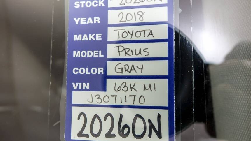 2018 Toyota Prius Prime JTDKARFP6J3071170