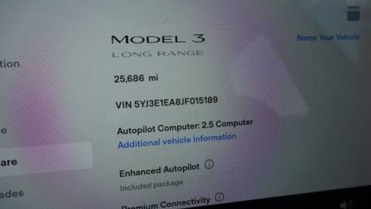 2018 Tesla Model 3 5YJ3E1EA8JF015189