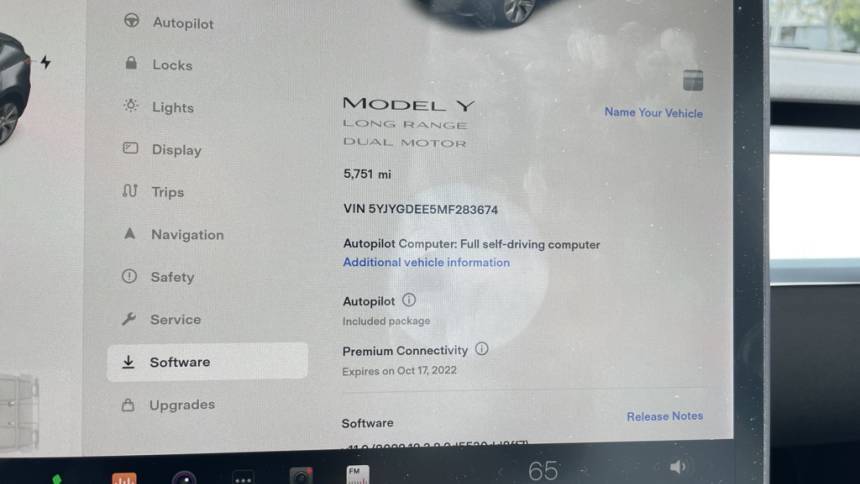 2021 Tesla Model Y 5YJYGDEE5MF283674
