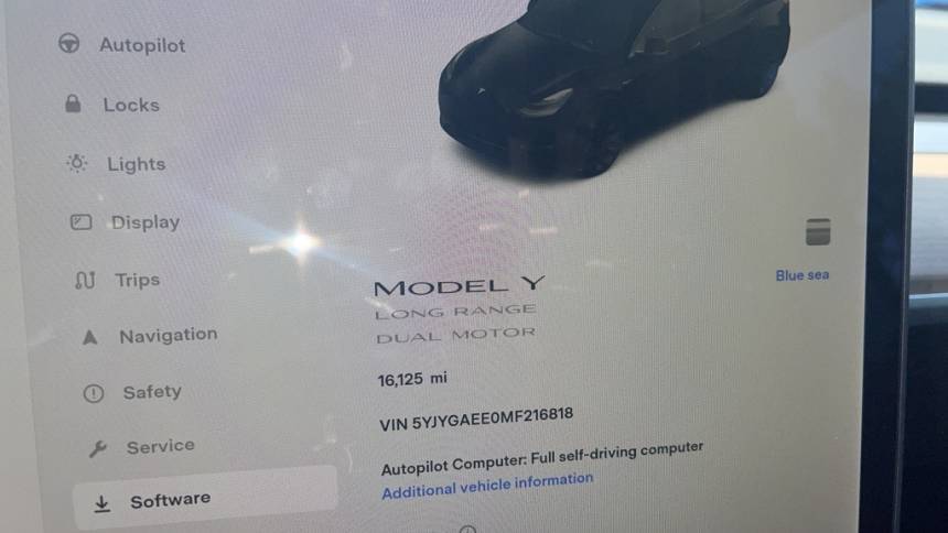 2021 Tesla Model Y 5YJYGAEE0MF216818