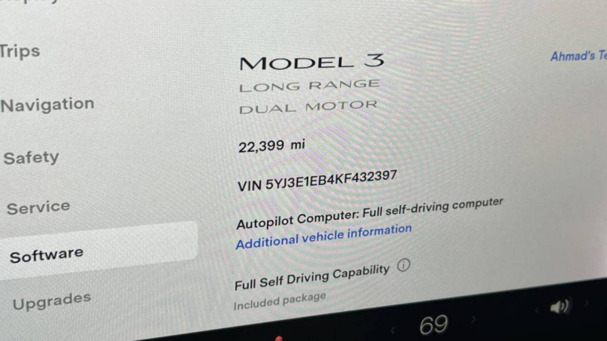 2019 Tesla Model 3 5YJ3E1EB4KF432397