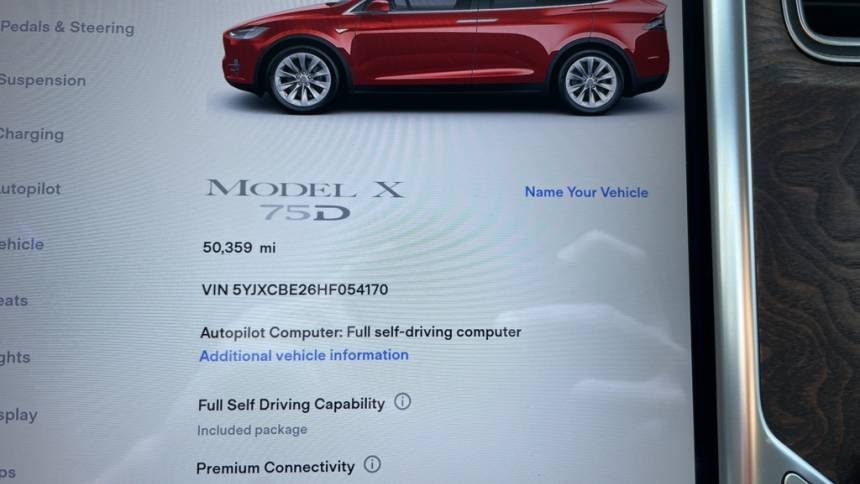 2017 Tesla Model X 5YJXCBE26HF054170