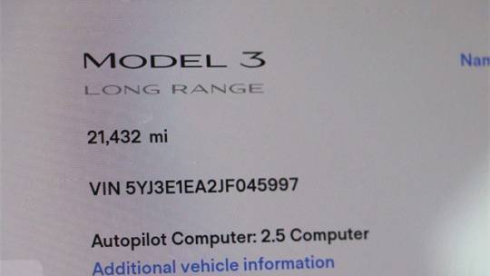 2018 Tesla Model 3 5YJ3E1EA2JF045997