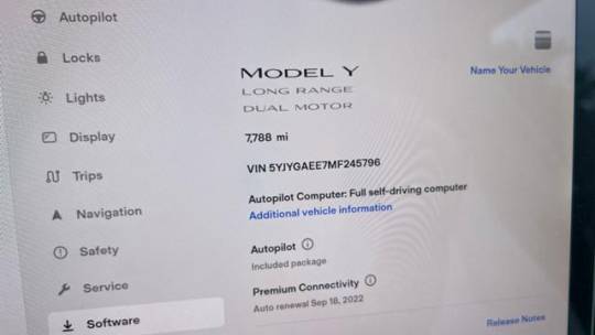2021 Tesla Model Y 5YJYGAEE7MF245796