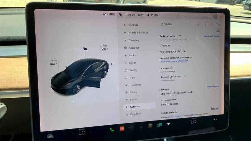 2019 Tesla Model 3 5YJ3E1EA0KF397378