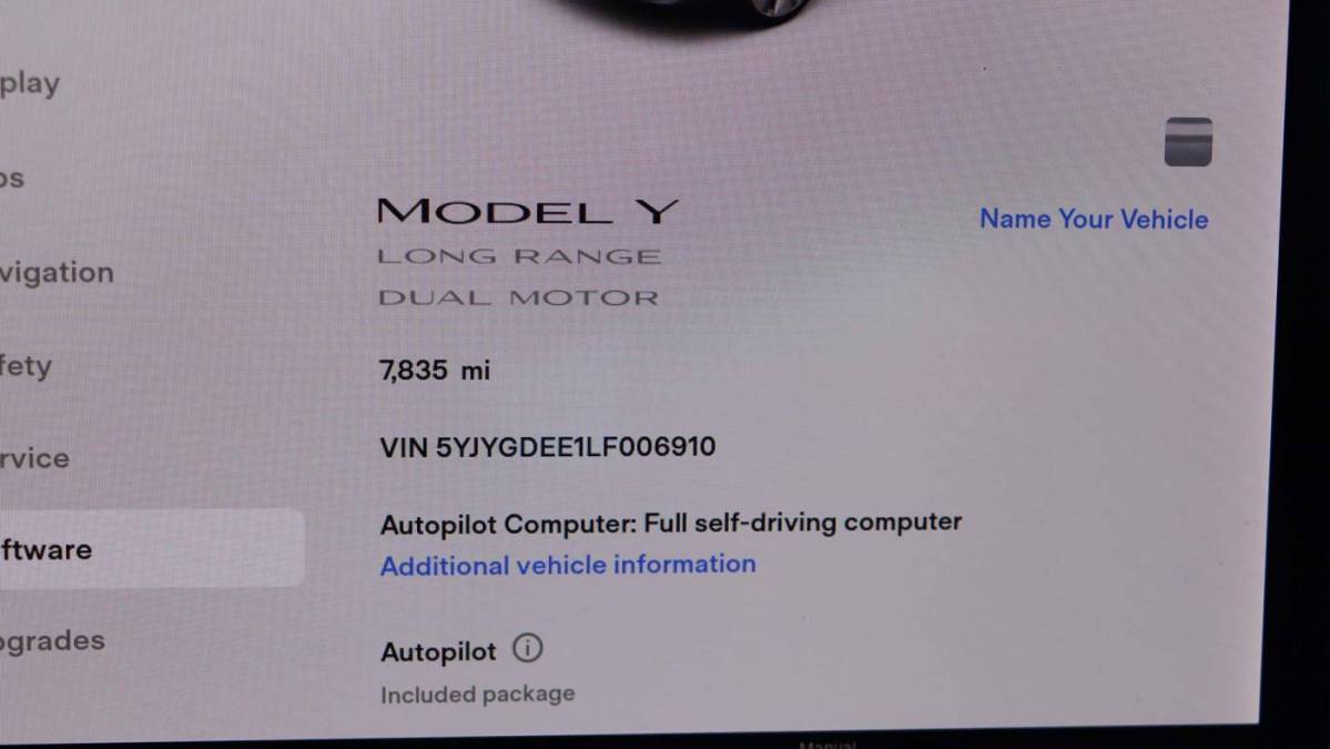 2020 Tesla Model Y 5YJYGDEE1LF006910