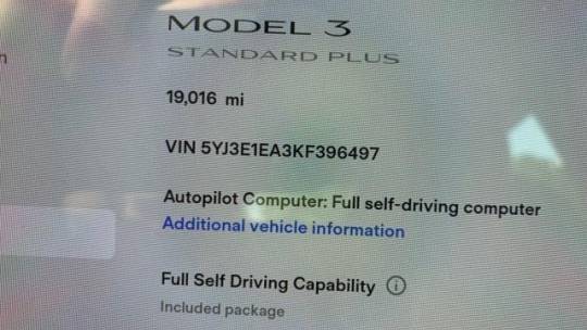 2019 Tesla Model 3 5YJ3E1EA3KF396497
