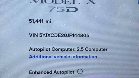 2018 Tesla Model X 5YJXCDE20JF144805