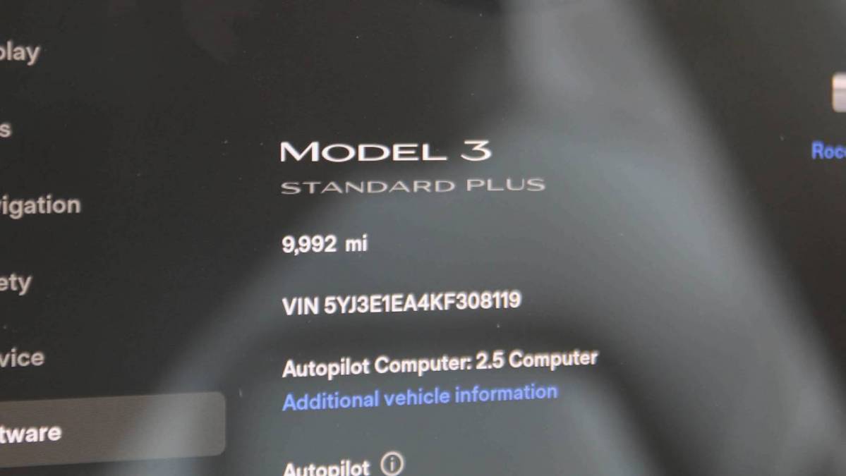 2019 Tesla Model 3 5YJ3E1EA4KF308119