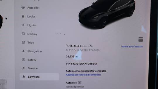 2019 Tesla Model 3 5YJ3E1EAXKF398313