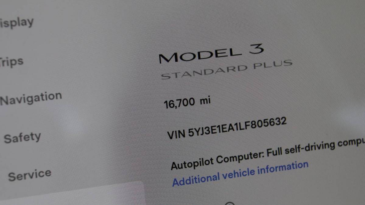 2020 Tesla Model 3 5YJ3E1EA1LF805632