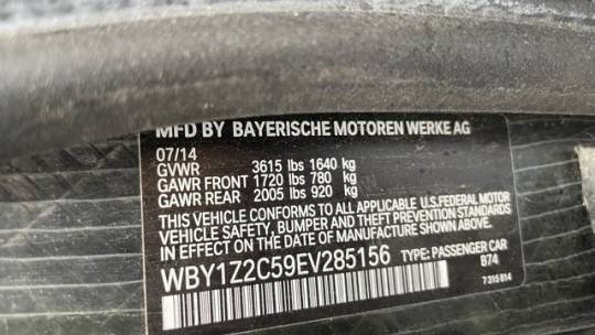 2014 BMW i3 WBY1Z2C59EV285156
