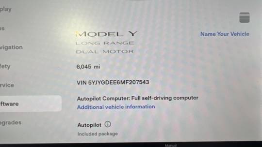 2021 Tesla Model Y 5YJYGDEE6MF207543