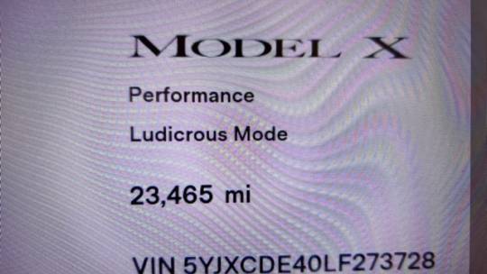 2020 Tesla Model X 5YJXCDE40LF273728