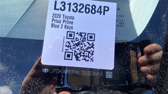 2020 Toyota Prius Prime JTDKARFPXL3132684