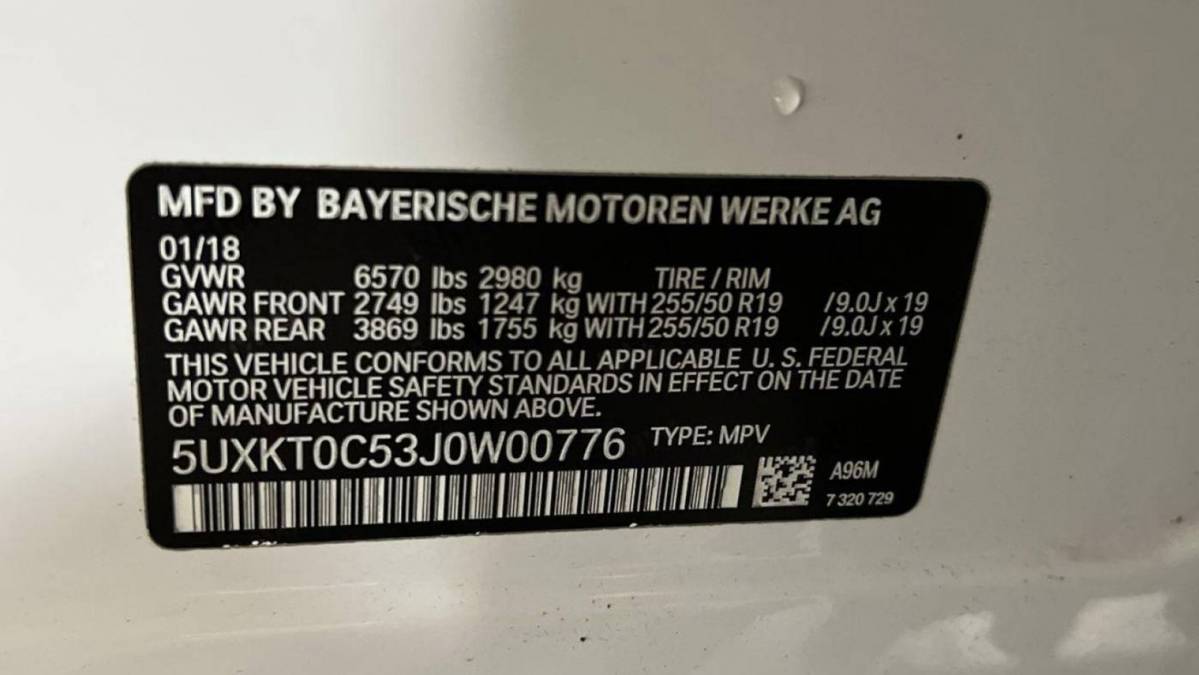 2018 BMW X5 xDrive40e 5UXKT0C53J0W00776