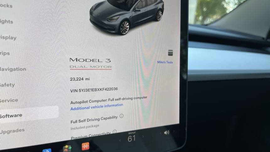 2019 Tesla Model 3 5YJ3E1EBXKF422036