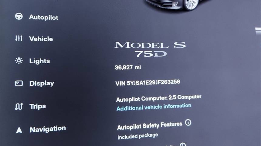 2018 Tesla Model S 5YJSA1E29JF263256