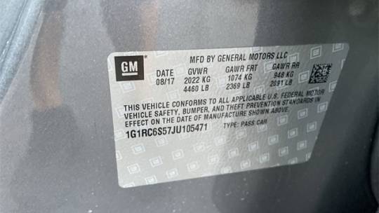 2018 Chevrolet VOLT 1G1RC6S57JU105471