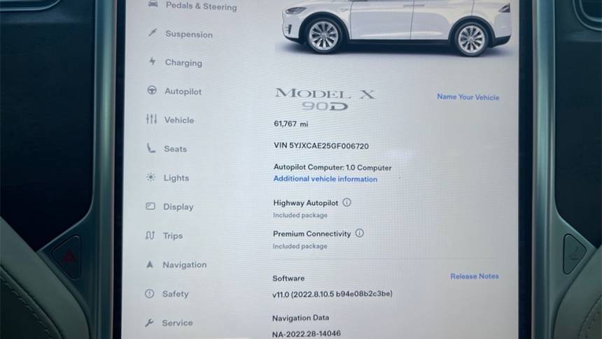 2016 Tesla Model X 5YJXCAE25GF006720