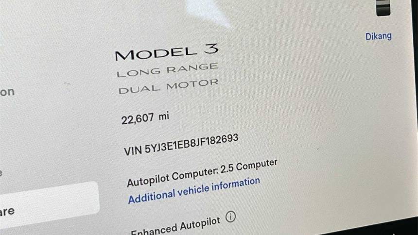 2018 Tesla Model 3 5YJ3E1EB8JF182693