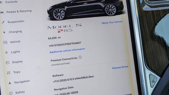 2013 Tesla Model S 5YJSA1CP5DFP04657