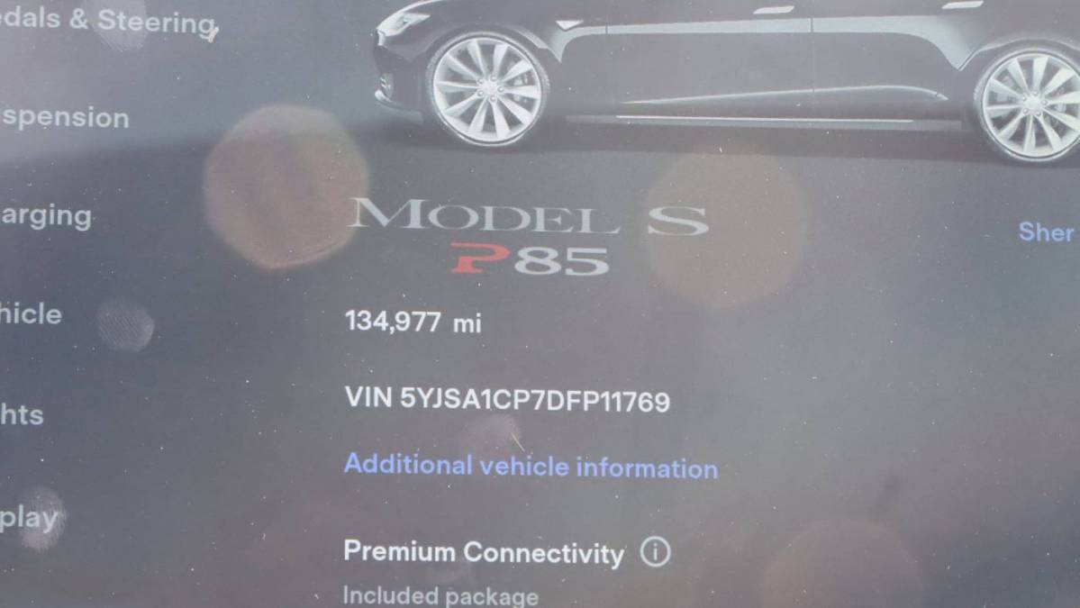 2013 Tesla Model S 5YJSA1CP7DFP11769